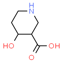 ChemSpider 2D Image | 4-Hydroxy-3-piperidinecarboxylic acid | C6H11NO3