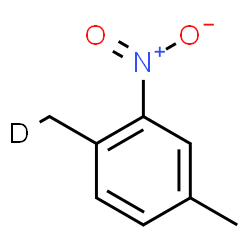 ChemSpider 2D Image | 1-(deuteriomethyl)-4-methyl-2-nitro-benzene | C8H8DNO2