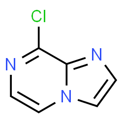 ChemSpider 2D Image | 8-Chloroimidazo[1,2-a]pyrazine | C6H4ClN3