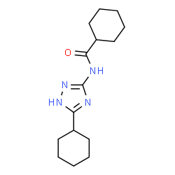 ChemSpider 2D Image | N-(5-Cyclohexyl-1H-1,2,4-triazol-3-yl)cyclohexanecarboxamide | C15H24N4O