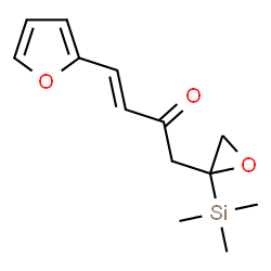 ChemSpider 2D Image | (3E)-4-(2-Furyl)-1-[2-(trimethylsilyl)-2-oxiranyl]-3-buten-2-one | C13H18O3Si