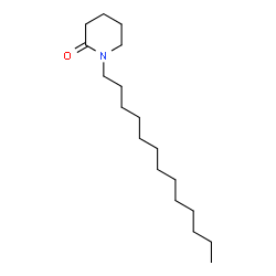 ChemSpider 2D Image | 1-Tridecyl-2-piperidinone | C18H35NO