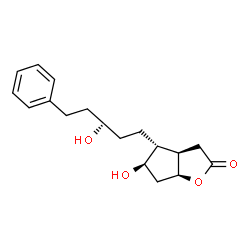 ChemSpider 2D Image | Latanoprost Lactone Diol | C18H24O4