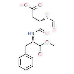 ChemSpider 2D Image | Methyl N-formyl-L-alpha-aspartyl-L-phenylalaninate | C15H18N2O6