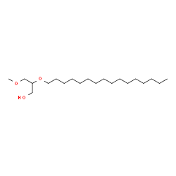 ChemSpider 2D Image | 2-(Hexadecyloxy)-3-methoxy-1-propanol | C20H42O3
