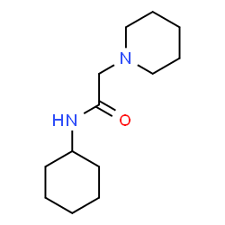 ChemSpider 2D Image | N-Cyclohexyl-2-(1-piperidinyl)acetamide | C13H24N2O