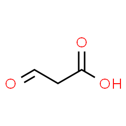 ChemSpider 2D Image | 3-Oxopropanoic acid | C3H4O3