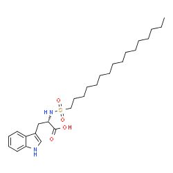 ChemSpider 2D Image | N-(Hexadecylsulfonyl)-L-tryptophan | C27H44N2O4S