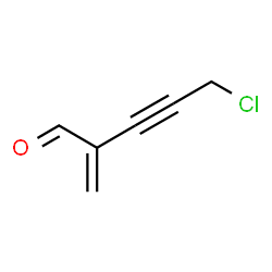 ChemSpider 2D Image | 5-Chloro-2-methylene-3-pentynal | C6H5ClO