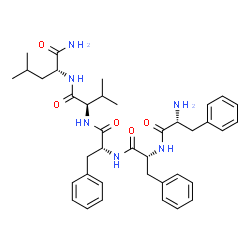 ChemSpider 2D Image | D-Phenylalanyl-D-phenylalanyl-D-phenylalanyl-D-valyl-D-leucinamide | C38H50N6O5