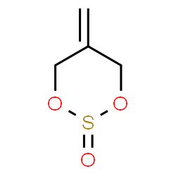 ChemSpider 2D Image | 5-Methylene-1,3,2-dioxathiane 2-oxide | C4H6O3S