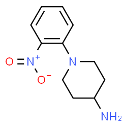 ChemSpider 2D Image | 1-(2-Nitrophenyl)-4-piperidinamine | C11H15N3O2