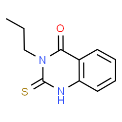 ChemSpider 2D Image | 2-Mercapto-3-propyl-3H-quinazolin-4-one | C11H12N2OS