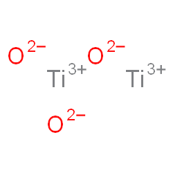 ChemSpider 2D Image | oxygen(2-);titanium(3+) | O3Ti2