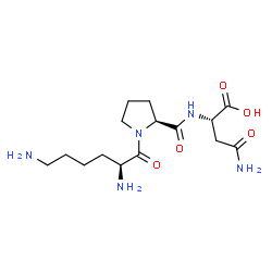 ChemSpider 2D Image | L-Lysyl-L-prolyl-L-asparagine | C15H27N5O5