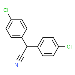 ChemSpider 2D Image | Bis(4-chlorophenyl)acetonitrile | C14H9Cl2N