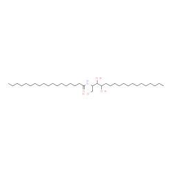 ChemSpider 2D Image | N-(1,3,4-Trihydroxy-2-octadecanyl)octadecanamide | C36H73NO4
