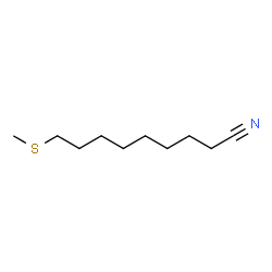 ChemSpider 2D Image | 9-methylthiononanenitrile | C10H19NS