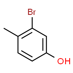 ChemSpider 2D Image | 3-Bromo-4-methylphenol | C7H7BrO