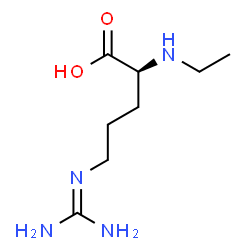 ChemSpider 2D Image | N~5~-(Diaminomethylene)-N~2~-ethyl-L-ornithine | C8H18N4O2
