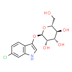 ChemSpider 2D Image | 6-Chloro-3-indolyl a-D-mannopyranoside | C14H16ClNO6