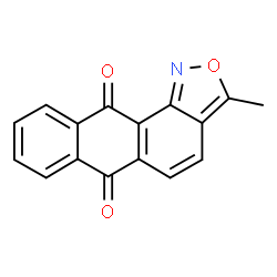 ChemSpider 2D Image | 3-Methylanthra(1,2-c)isoxazole-6,11-dione | C16H9NO3