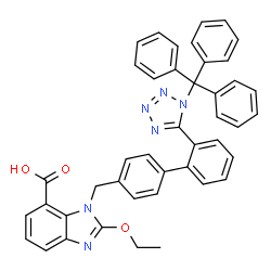 ChemSpider 2D Image | Trityl candesartan | C43H34N6O3