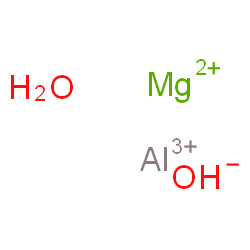 ChemSpider 2D Image | Aluminum magnesium hydroxide, monohydrate | H3AlMgO2