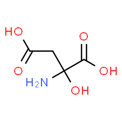 ChemSpider 2D Image | 2-Hydroxyaspartic acid | C4H7NO5