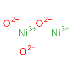 ChemSpider 2D Image | dinickelic;oxygen(2-) | Ni2O3