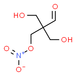 ChemSpider 2D Image | 2-Formyl-3-hydroxy-2-(hydroxymethyl)propyl nitrate | C5H9NO6