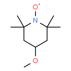ChemSpider 2D Image | (4-Methoxy-2,2,6,6-tetramethyl-1-piperidinyl)oxidanyl | C10H20NO2