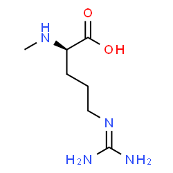 ChemSpider 2D Image | N~5~-(Diaminomethylene)-N~2~-methyl-D-ornithine | C7H16N4O2