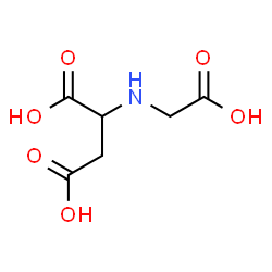 ChemSpider 2D Image | N-(Carboxymethyl)aspartic acid | C6H9NO6