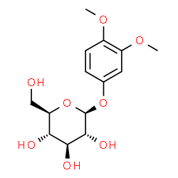ChemSpider 2D Image | 3,4-dimethoxyphenyl glucoside | C14H20O8