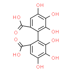 ChemSpider 2D Image | Hexahydroxydiphenic acid | C14H10O10