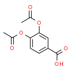 ChemSpider 2D Image | 3,4-Diacetoxybenzoic acid | C11H10O6