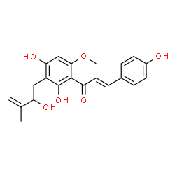 ChemSpider 2D Image | Xanthohumol D | C21H22O6