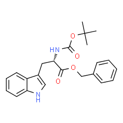 ChemSpider 2D Image | Boc-Trp-Obzl | C23H26N2O4