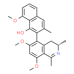 ChemSpider 2D Image | Ancistrotanzanine A | C25H27NO4