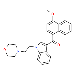 ChemSpider 2D Image | JWH-198 | C26H26N2O3