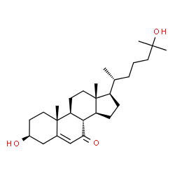 ChemSpider 2D Image | 7-keto-25-Hydroxycholesterol | C27H44O3