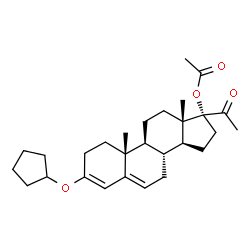 ChemSpider 2D Image | Pentagestrone acetate | C28H40O4