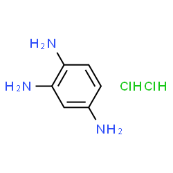 ChemSpider 2D Image | benzol-1,2,4-triamindihydrochlorid | C6H11Cl2N3