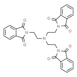 ChemSpider 2D Image | 2,2',2''-(Nitrilotri-2,1-ethanediyl)tris(1H-isoindole-1,3(2H)-dione) | C30H24N4O6