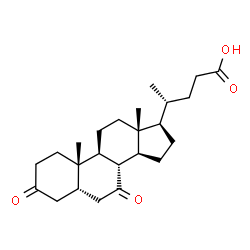 ChemSpider 2D Image | 3,7-DIKETO-5β-CHOLAN-24-OIC ACID | C24H36O4