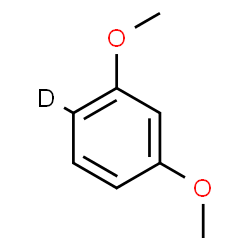ChemSpider 2D Image | 1-deuterio-2,4-dimethoxy-benzene | C8H9DO2