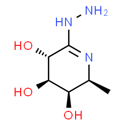 ChemSpider 2D Image | (2S,3R,4R,5R)-6-Hydrazino-2-methyl-2,3,4,5-tetrahydro-3,4,5-pyridinetriol | C6H13N3O3