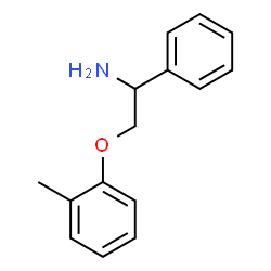 ChemSpider 2D Image | 2-(2-Methylphenoxy)-1-phenylethanamine | C15H17NO