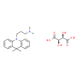 ChemSpider 2D Image | Dimetacrine bitartrate | C24H32N2O6